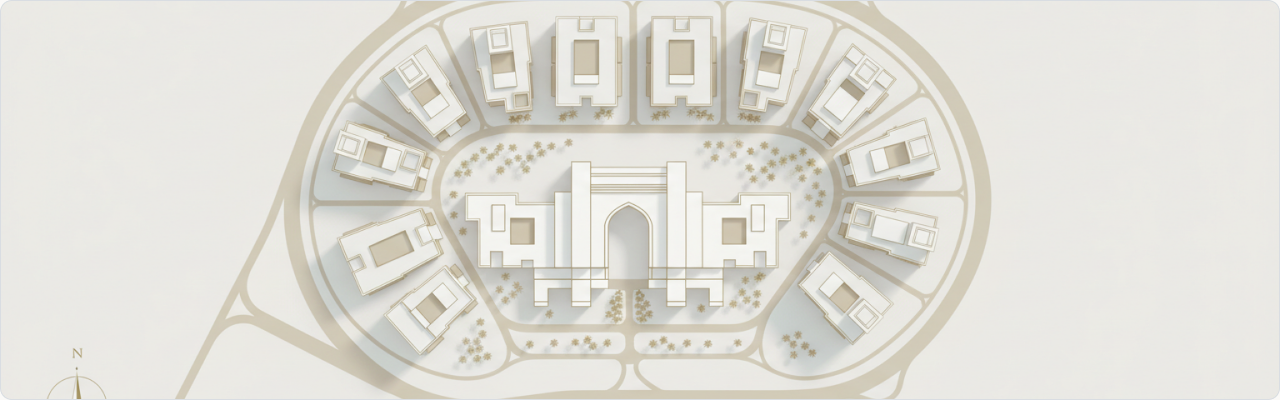 Aerial view of DIFC Gate Village 3